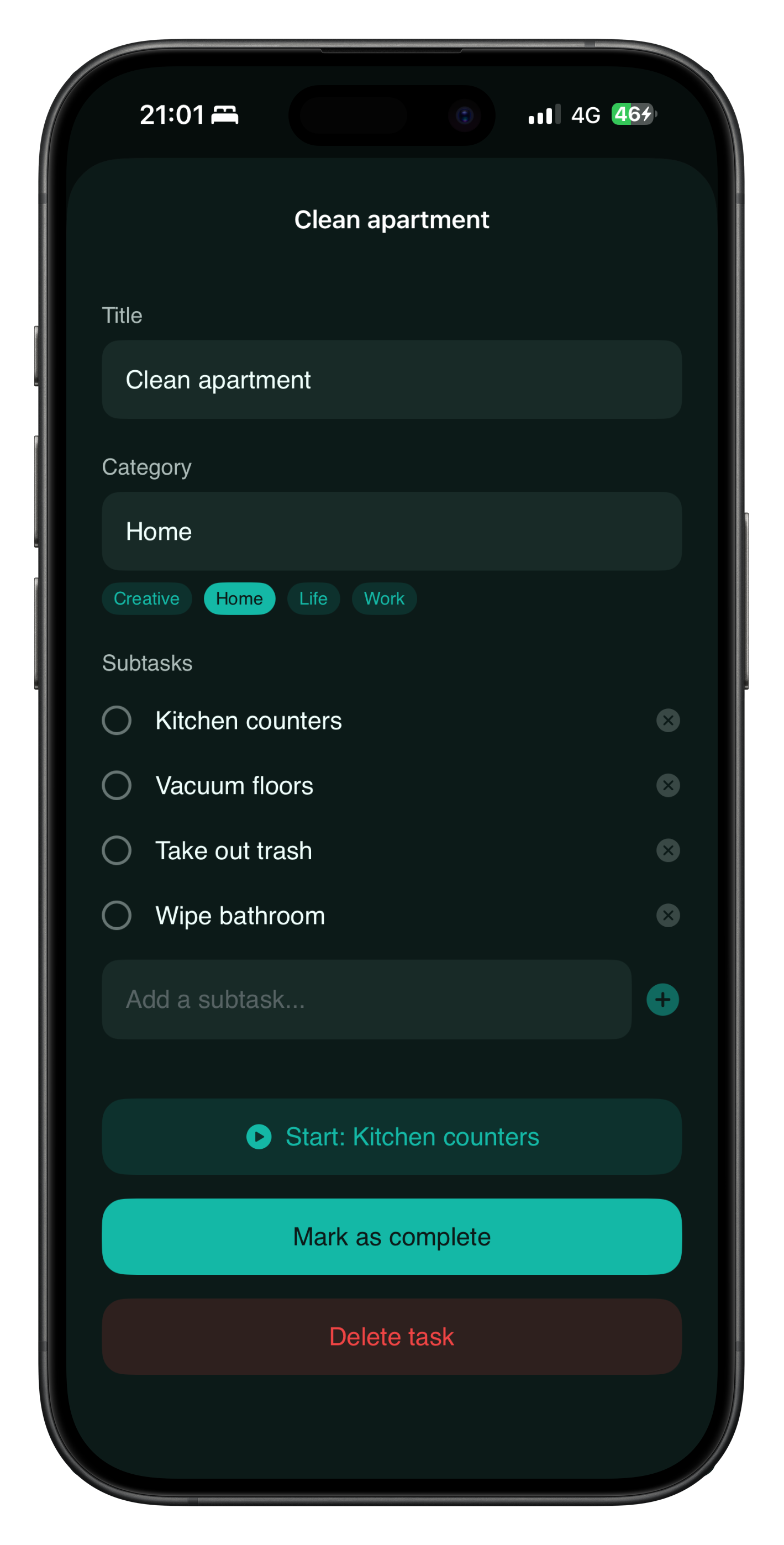 Gloopi AI task breakdown